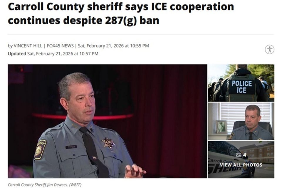 Carroll county sheriff says