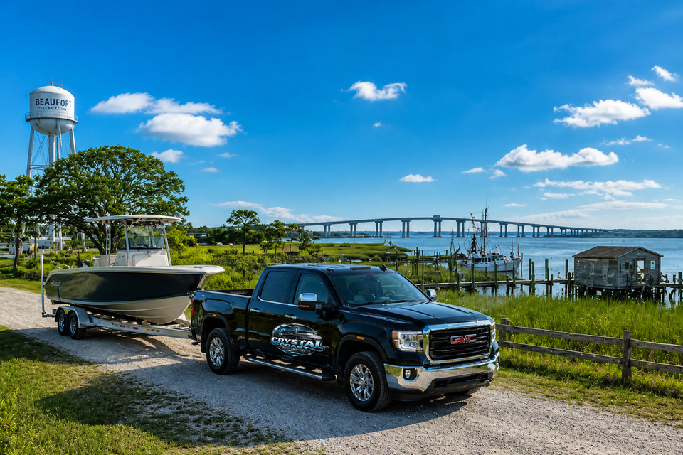 Crystal coast hauling co boat water tower