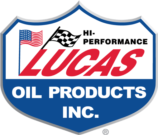 Lucas oil shield embossed