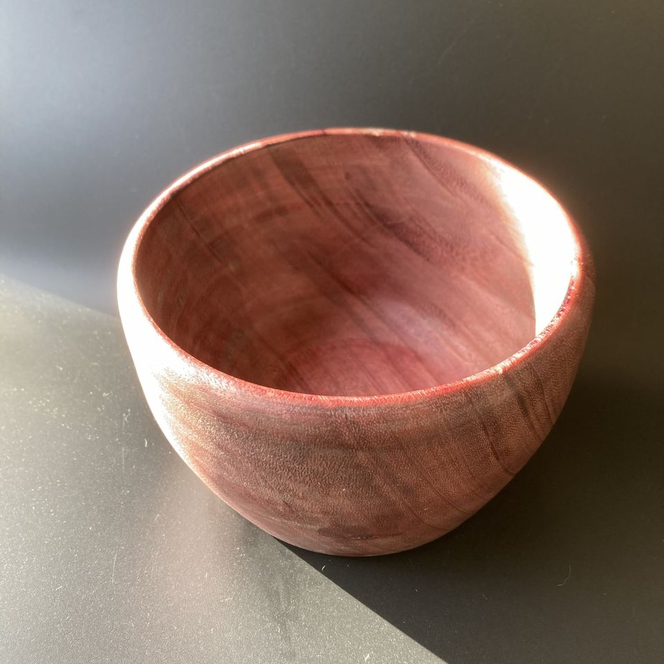 Purpleheart bowl