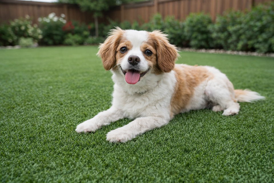 Pet-friendly artificial grass installation