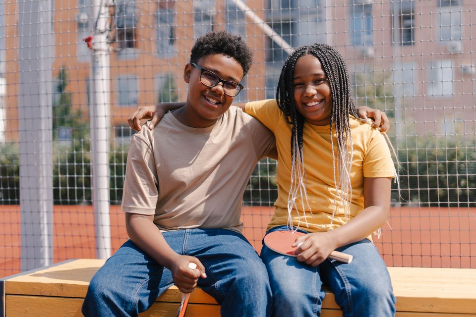 Two young african american girl and boy smiling an 2025 02 20 10 26 40 utc