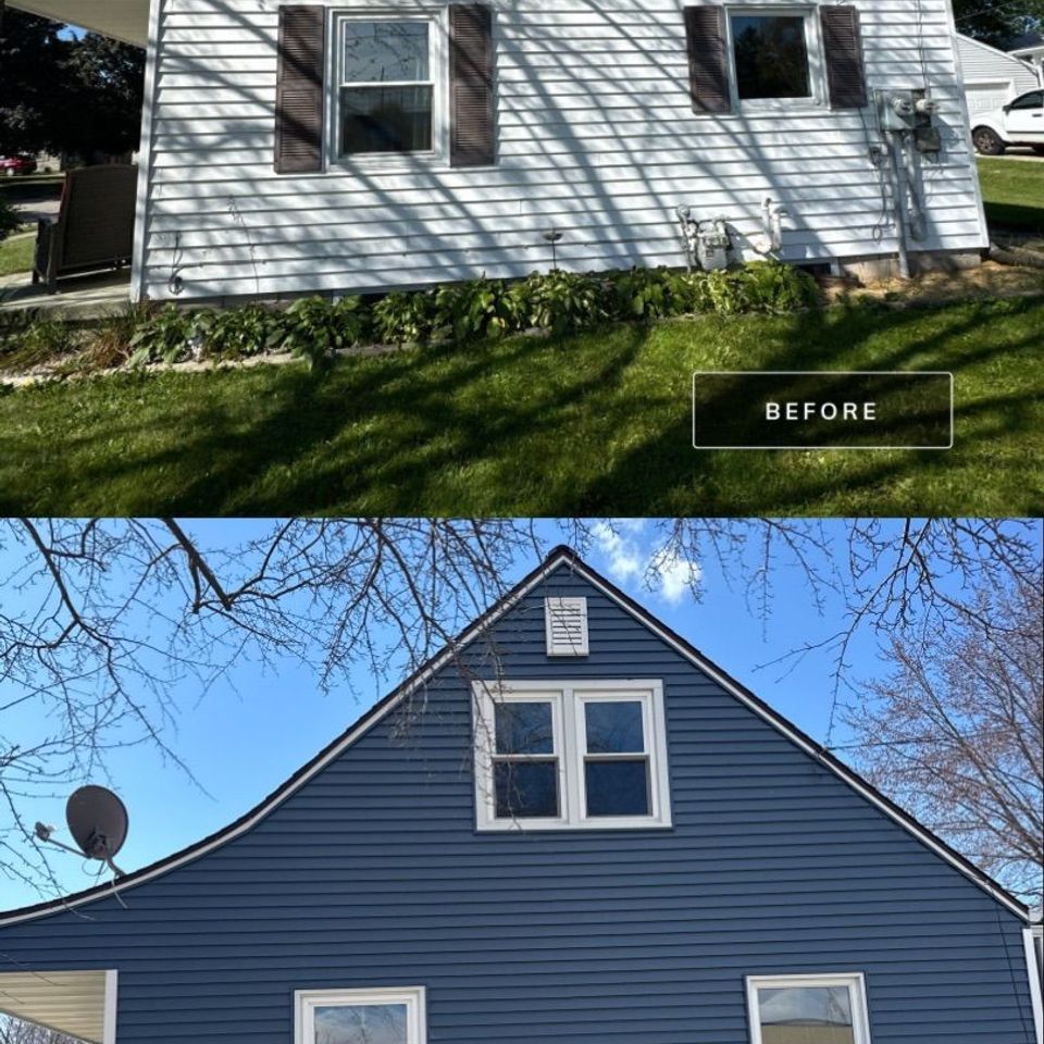 Vinyl siding contractor brillion wi replacement norandex d4