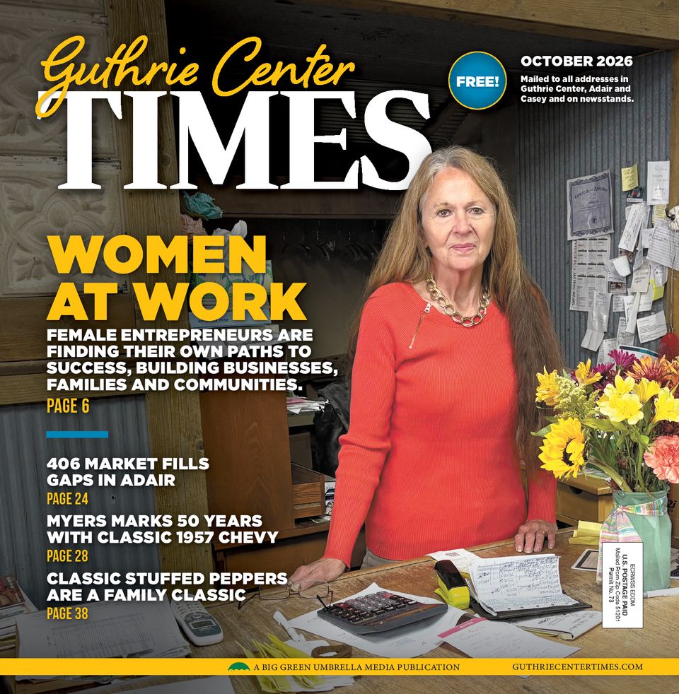Guthrie center times   october 2026