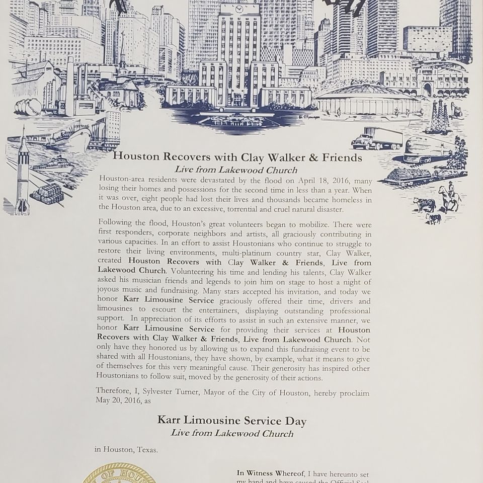 Houston mayor letter
