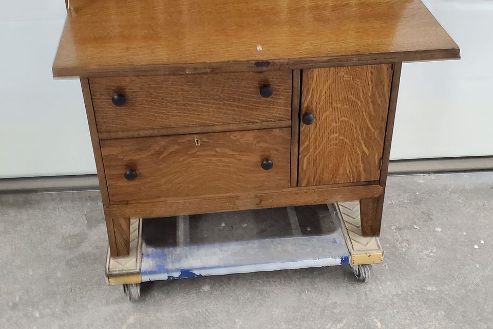 Antique restoration of this secretary desk 1