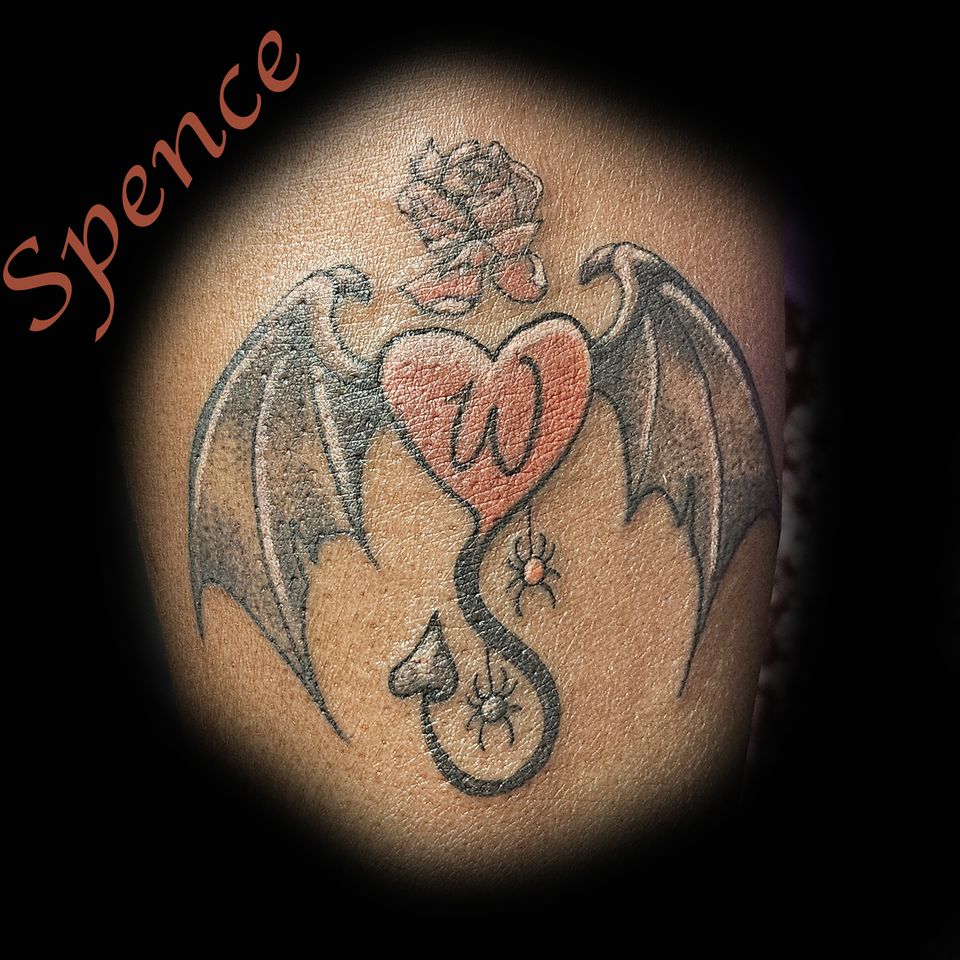 Spence heart dragon