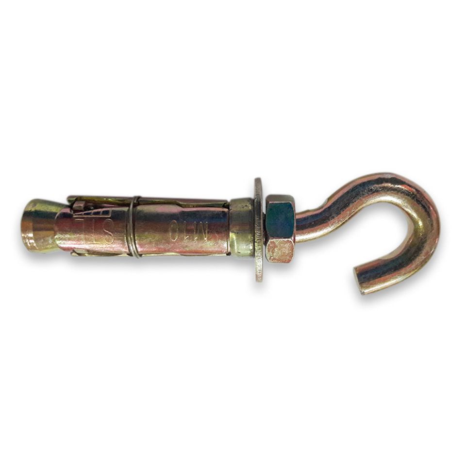Yellow zinc anchor hook bolts