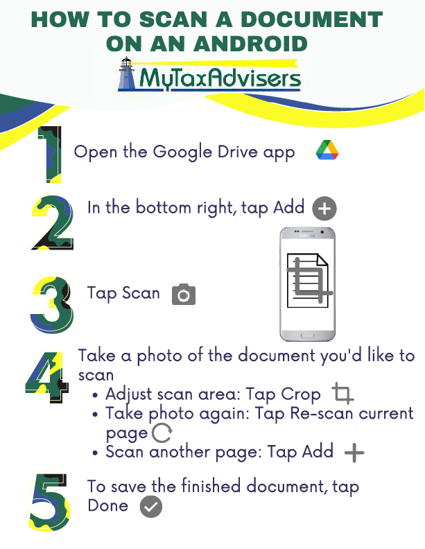 How to scan a document android 1a
