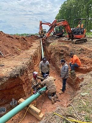 Cityofkmnatural gas division continues work on i 85 ng project