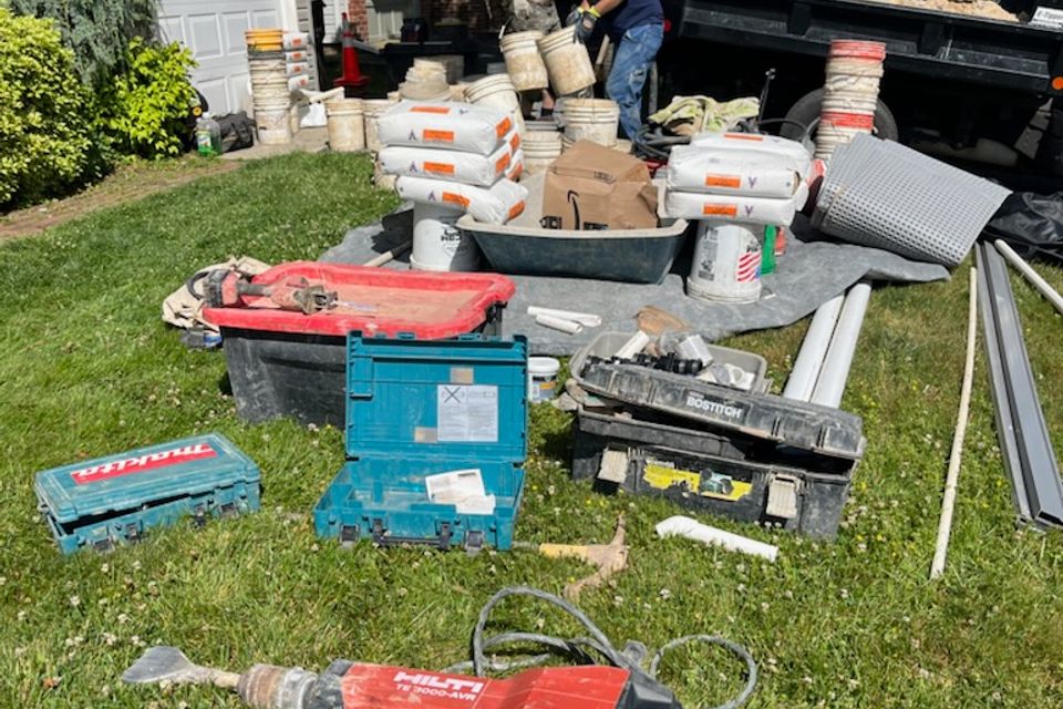 Supplies in yard2