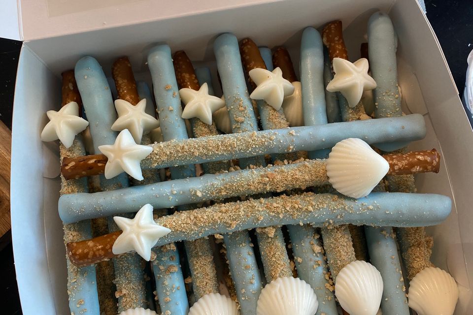 box of pretzels