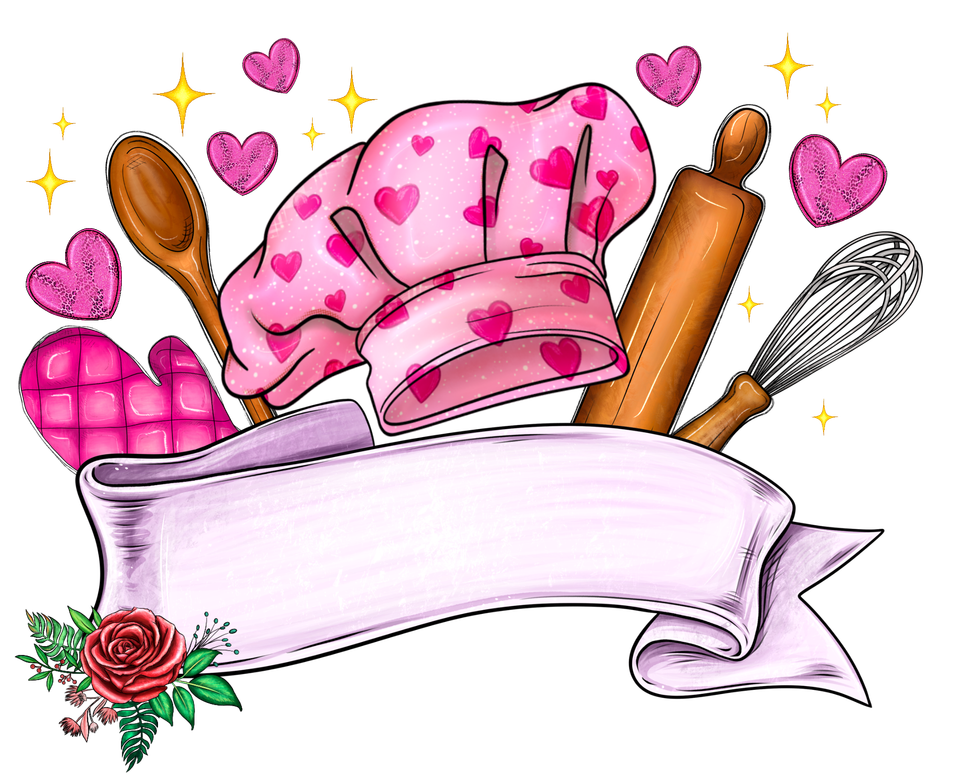 Cooking   personalized chef tools pink