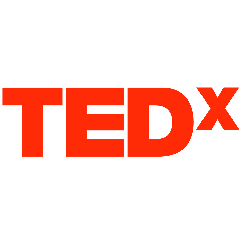 Tedx white logo