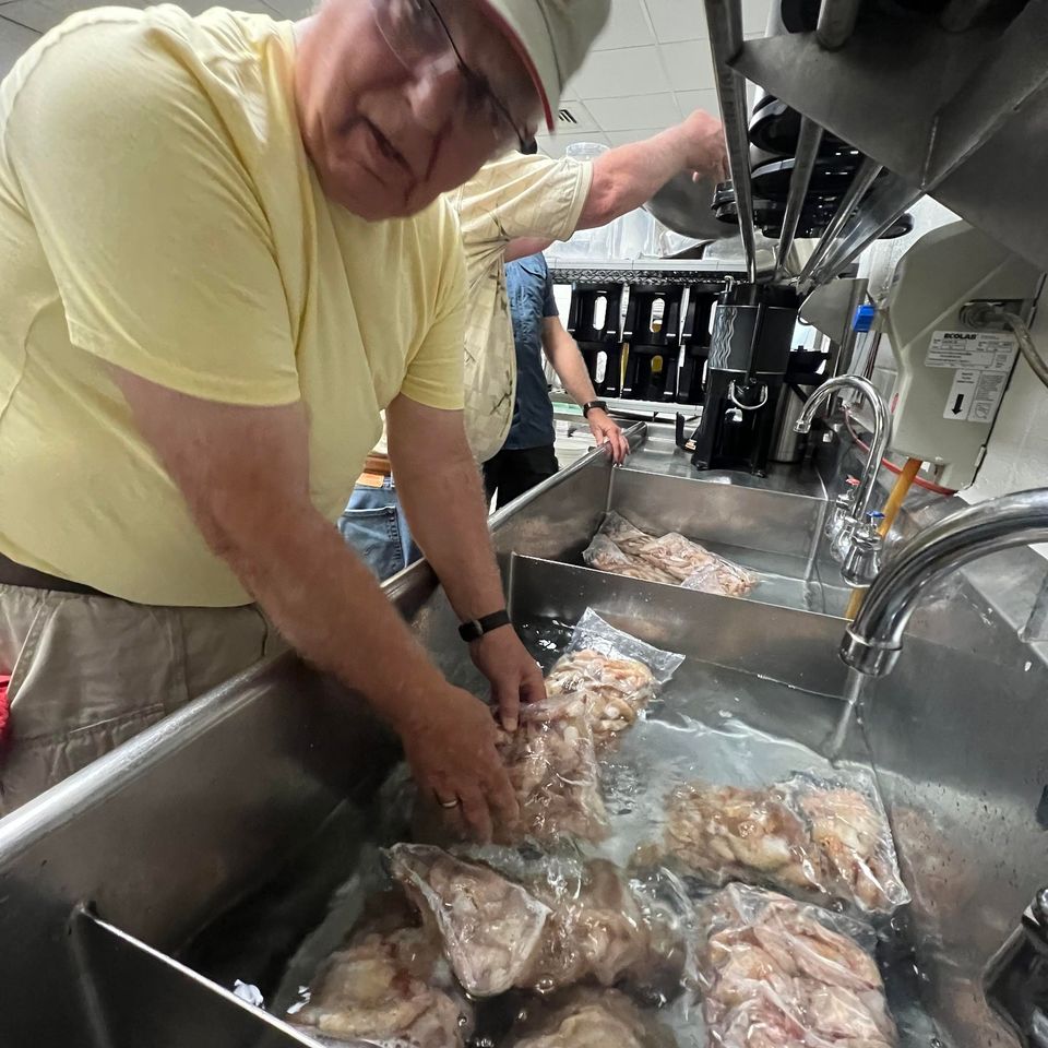 Shrimp feed prep 1