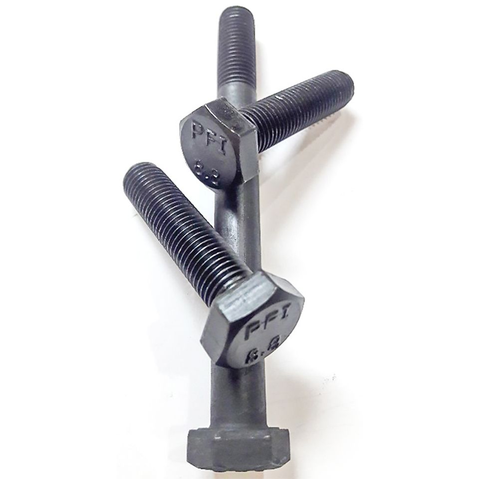 Metric bolt 8.8 black 1.5 thread fine pitch