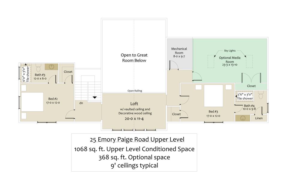 3 14 2024   upper level floor plan