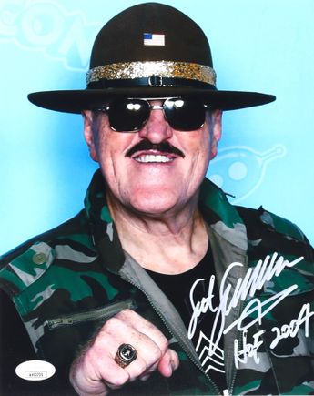 Main 1729865194 sergeant slaughter signed wwe 8x10 photo inscribed hof 2004 jsa pristineauction.com