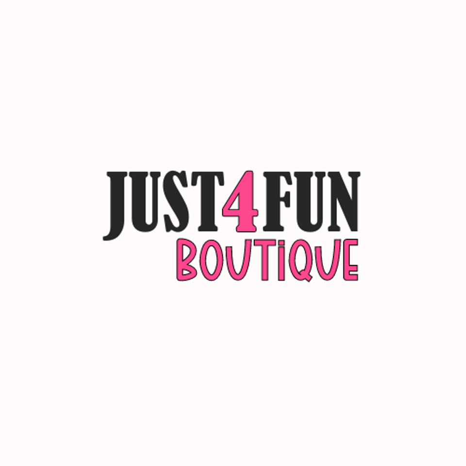 Just4fun boutique logo 500x500 white background final