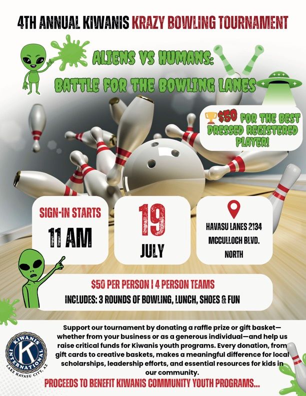 Kiwanis krazy bowling tournament
