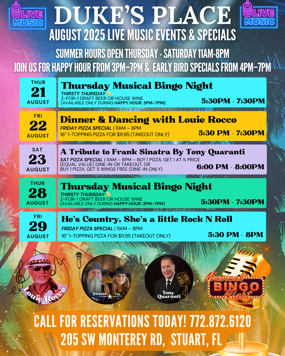 Dukes place upcoming events post