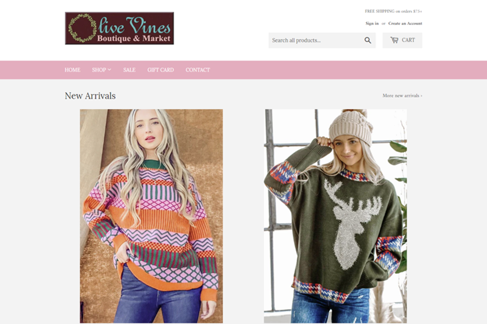 Olive vines boutique
