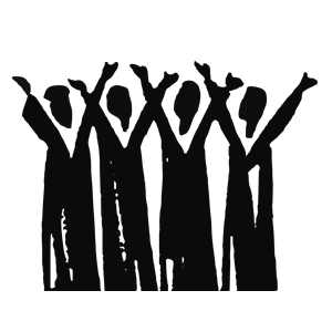 Choir clipart silhouette 6