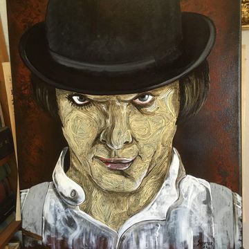 Hand-painted portrait art collection by Skeeter's Grafix.