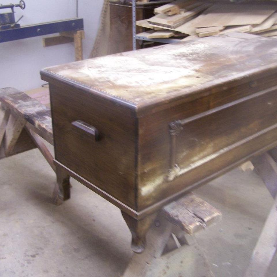 Before black walnut hope chest came in this way