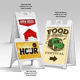 Sidewalk signs