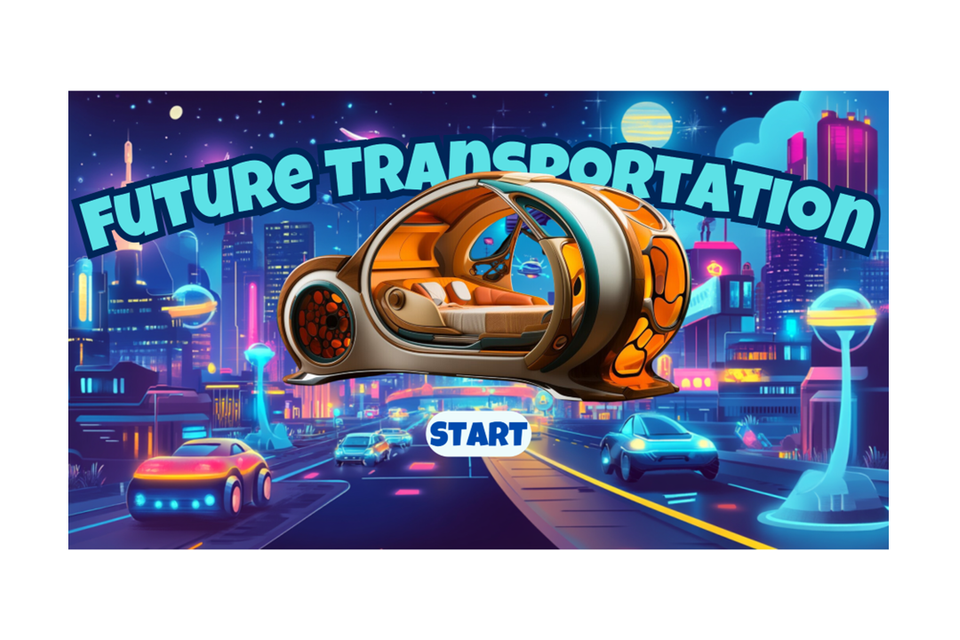 Future transportation   kids interactive quiz game