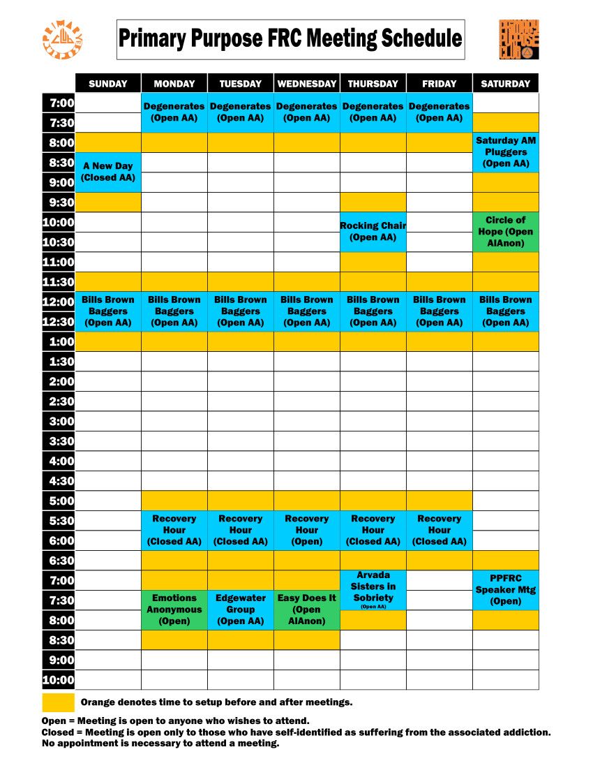Schedule   2025 06 30   meetings