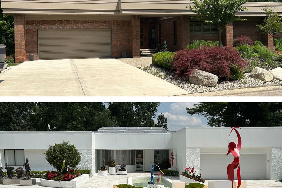 2 modern home construction