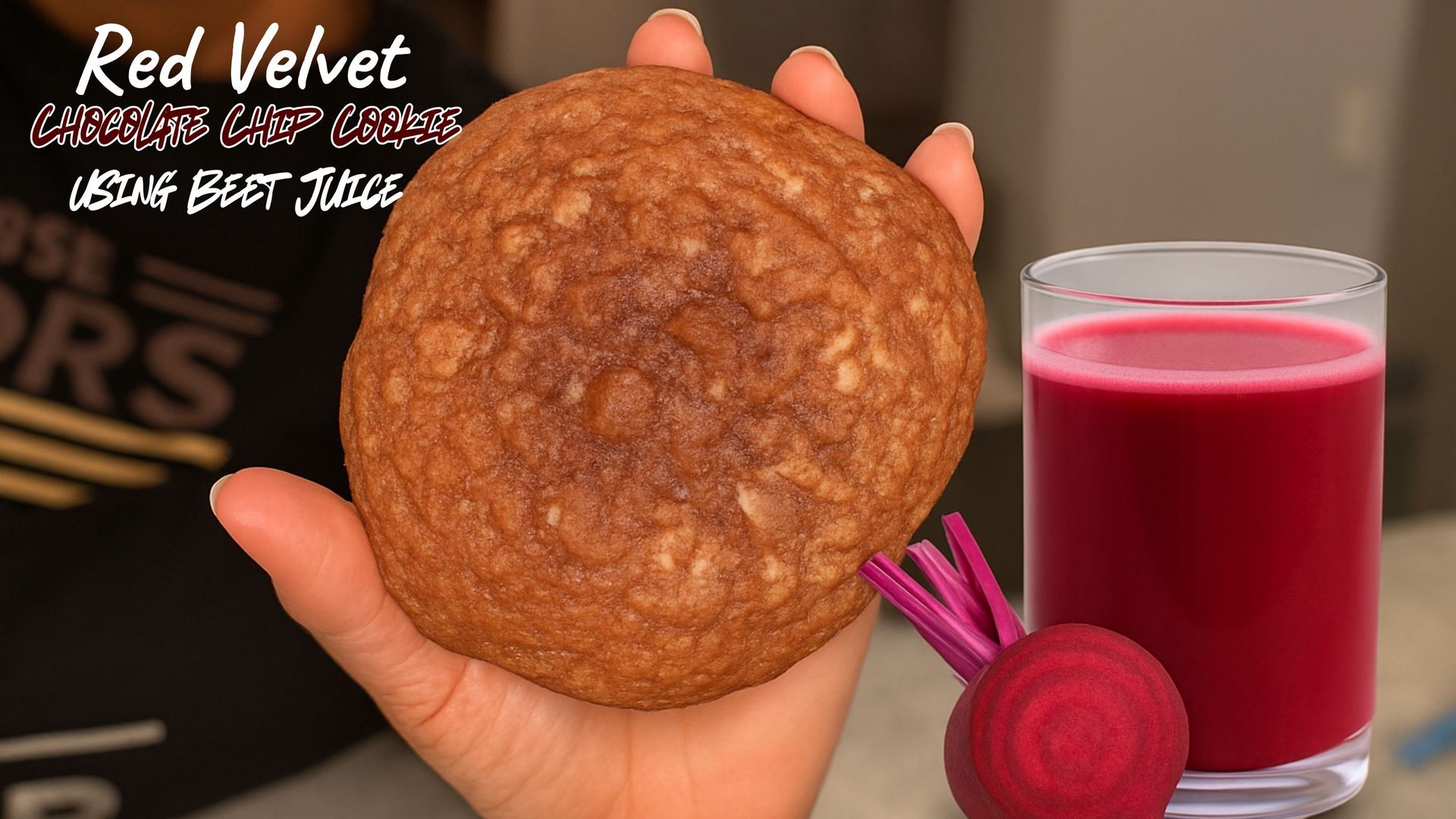 Naturally red velvet chocolate chip cookies made with beet juice – BeSureToCook