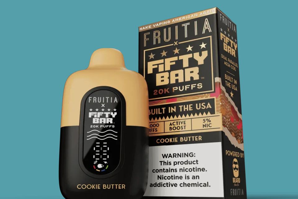 Fifty Bar Fruitia Cookie Butter Disposable Vape