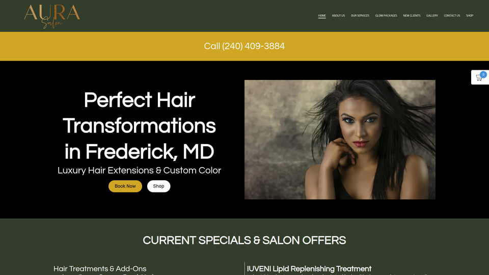 Https www.aurasalonfrederick.com 