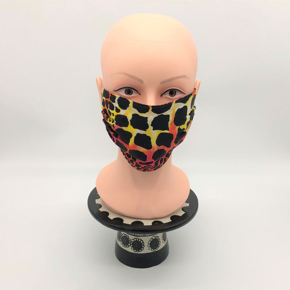 Facial mask animal print
