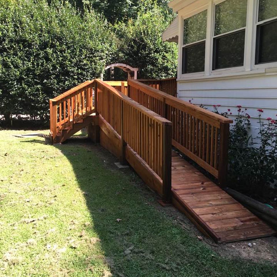 Walkway after