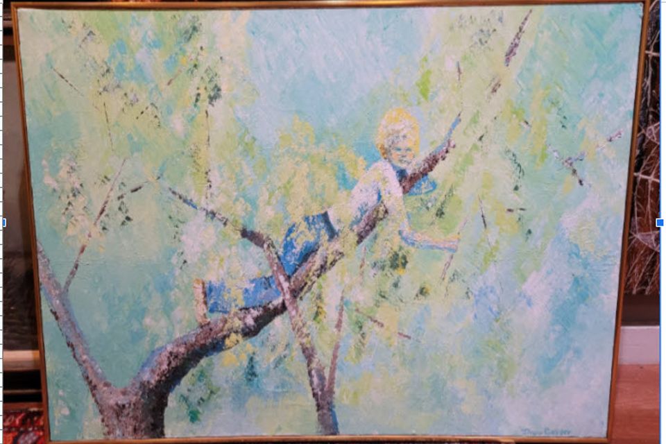 Boy in a tree