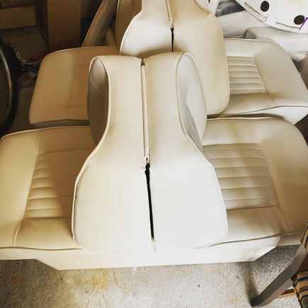 Marine seats back to back x2
