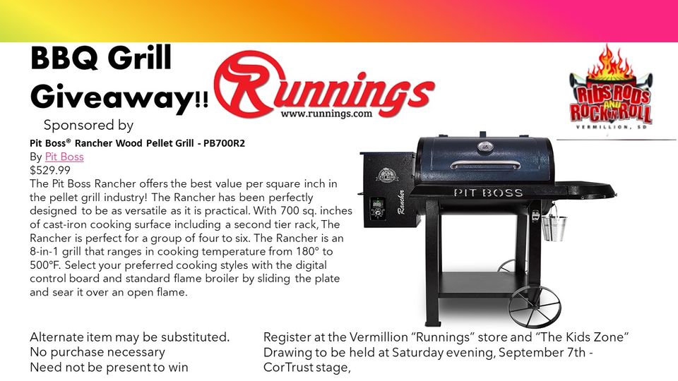 Runnings grill giveaway 2024