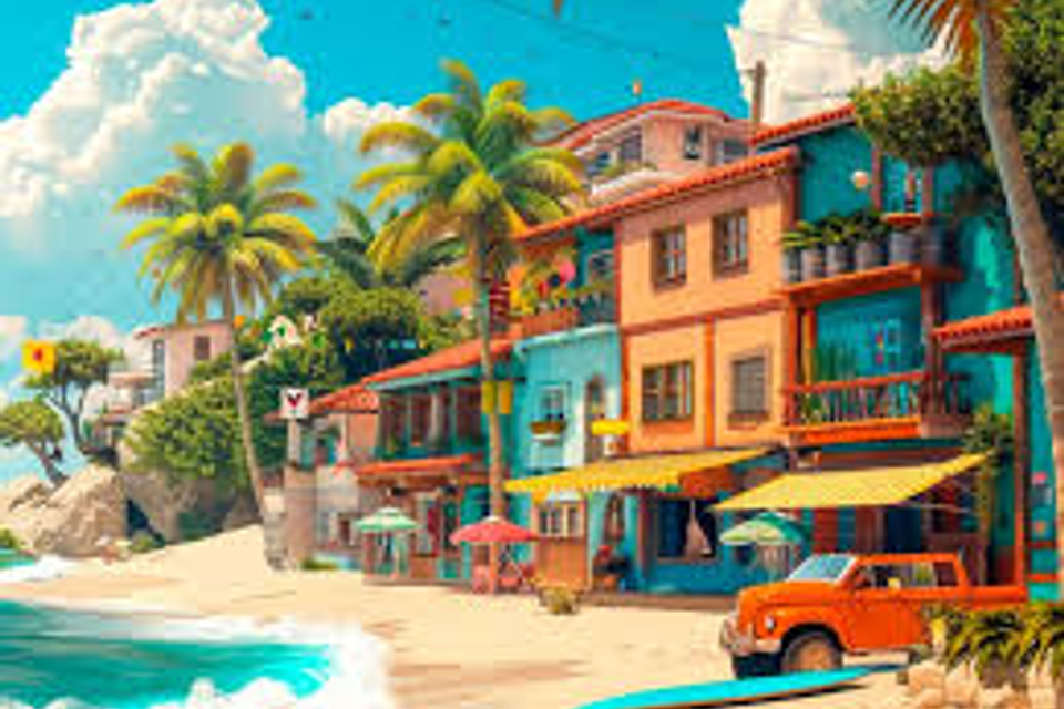 South florida cartoon image