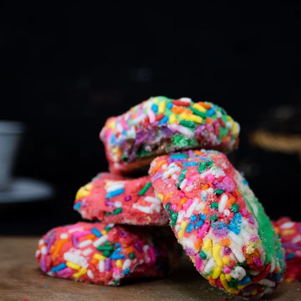 Champagne cookies from Toni's Own Cookies