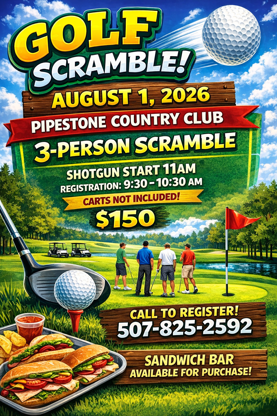 Pcc aug 1 2026 3 person scramble