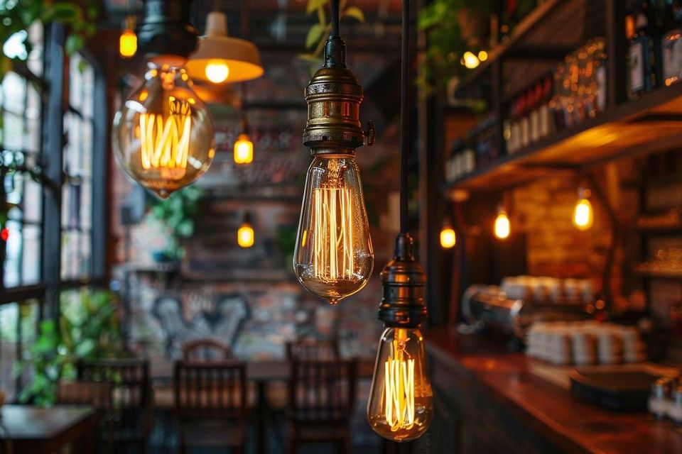 Stockcake illuminated vintage interior 1754493409