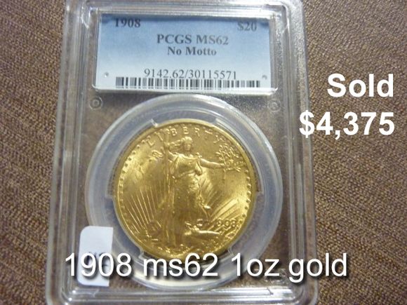 1908ms62 1oz gold