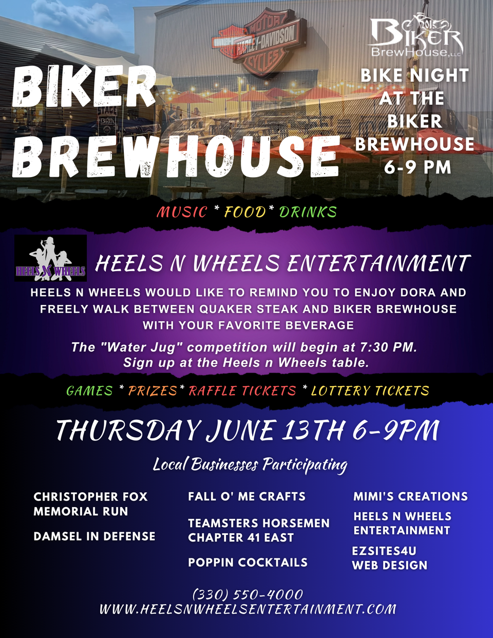 Heels n wheels vendor show flyer