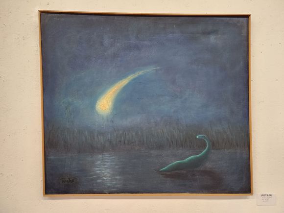 Brian Rocher. Meteor. Oil on canvas