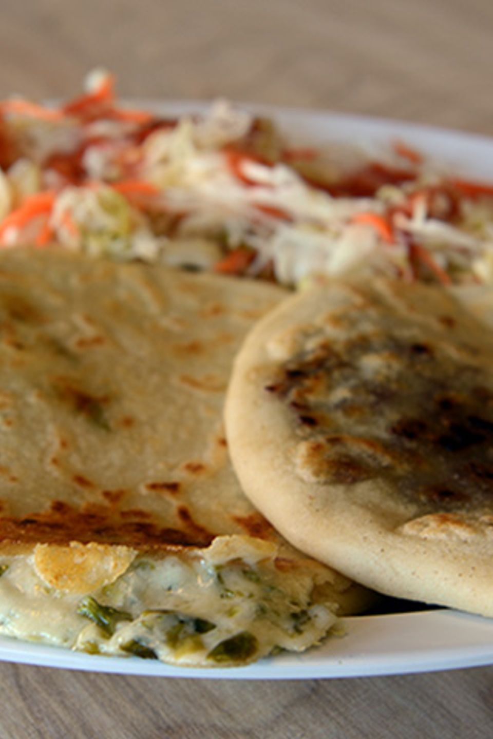 Authentic pupusas