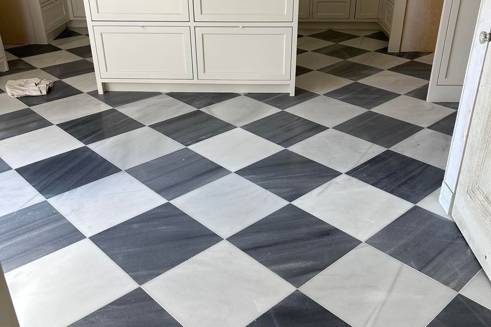 Black and white checker board